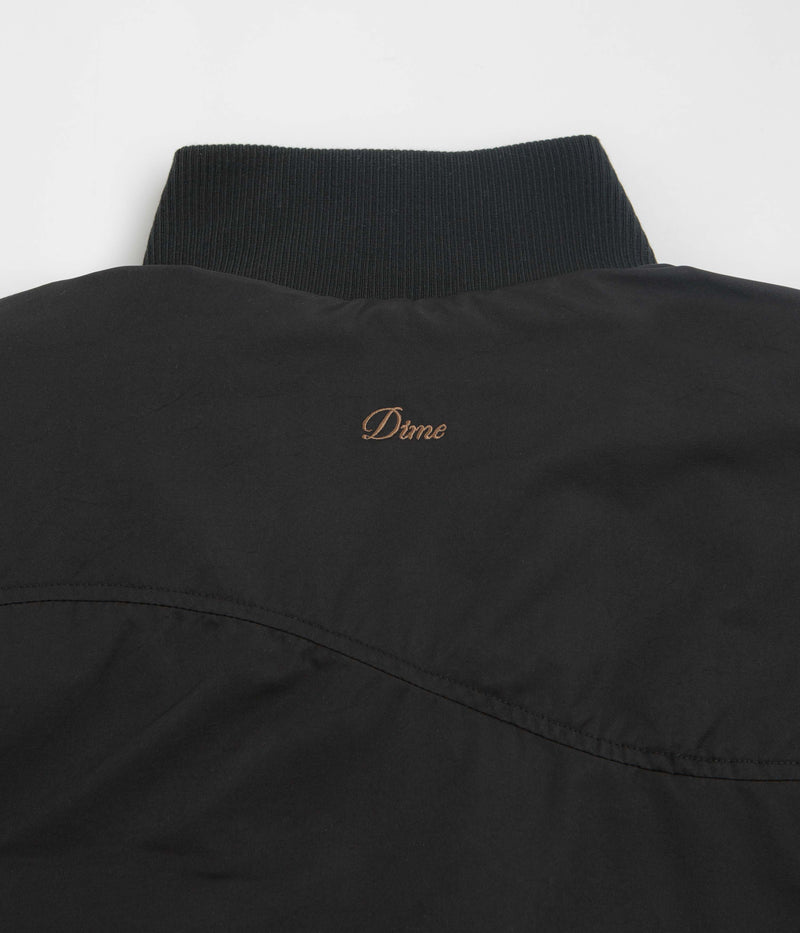 Dime Insulated Bomber Jacket in Black