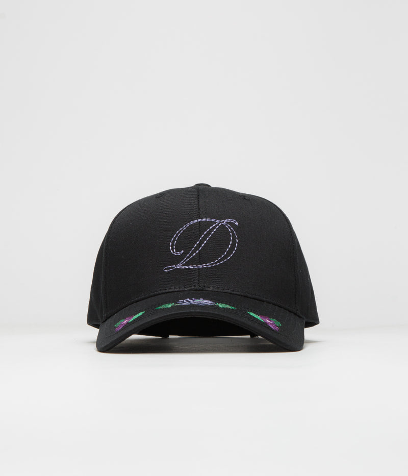 Dime Lotus Full Fit Cap in Black