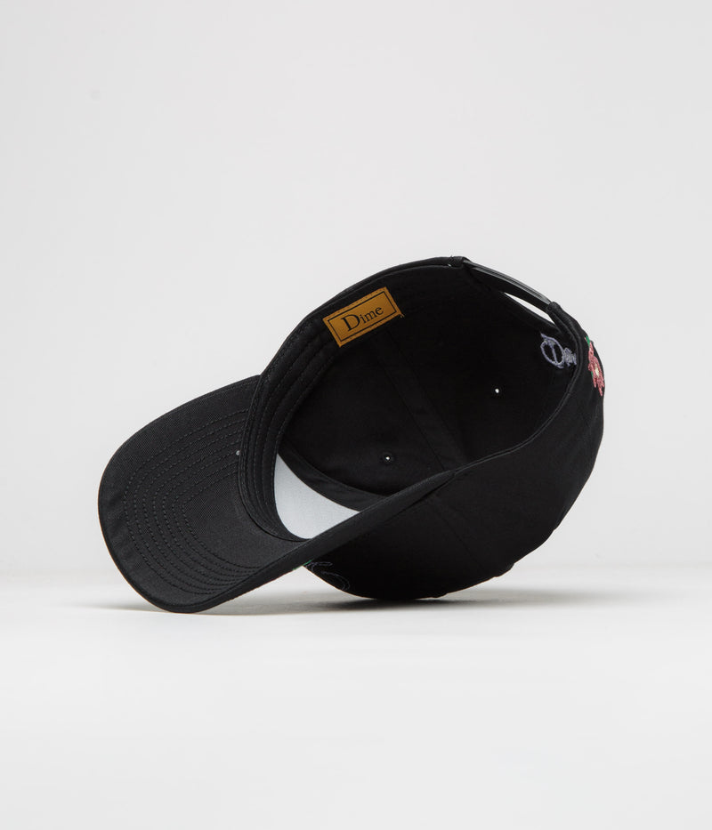 Dime Lotus Full Fit Cap in Black