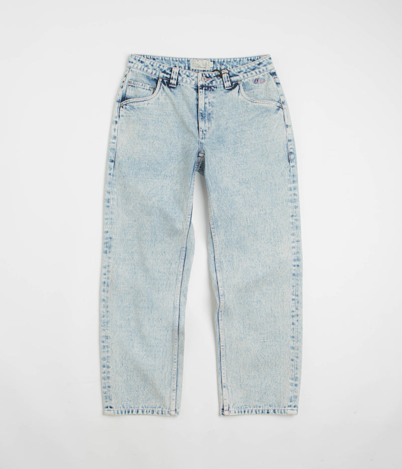 Dime Relaxed Denim Pants in Light Snow Washed