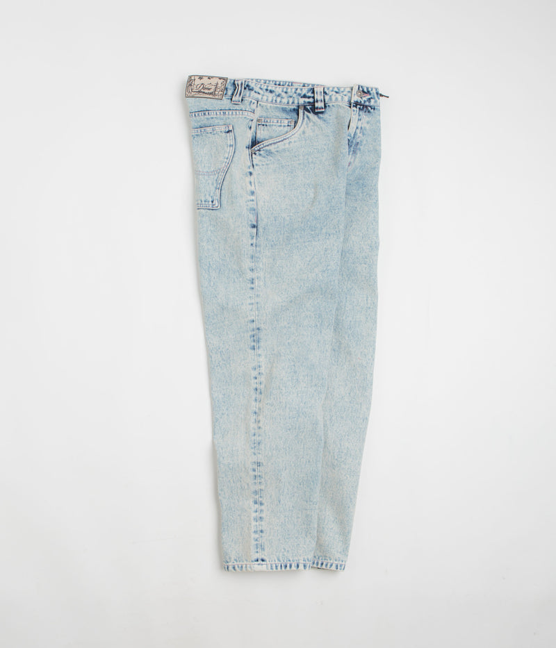 Dime Relaxed Denim Pants in Light Snow Washed