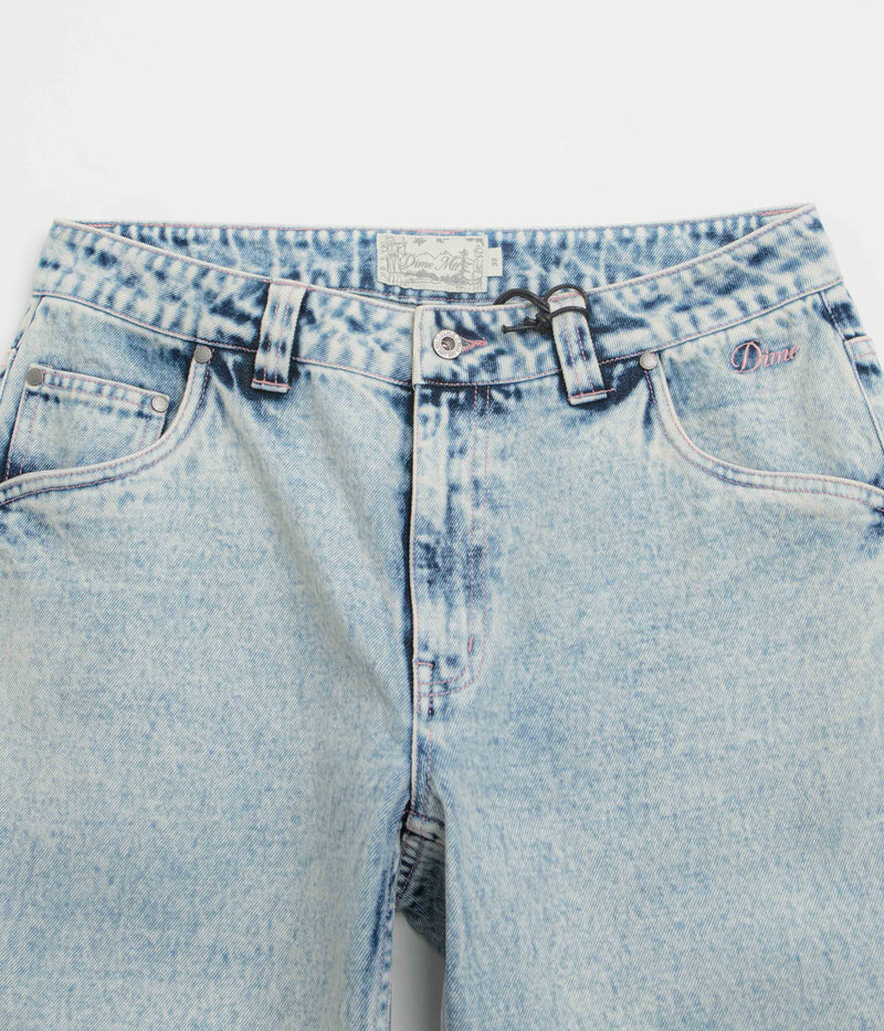 Dime Relaxed Denim Pants in Light Snow Washed