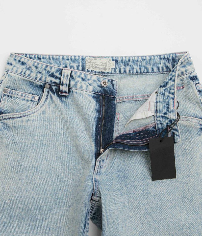 Dime Relaxed Denim Pants in Light Snow Washed