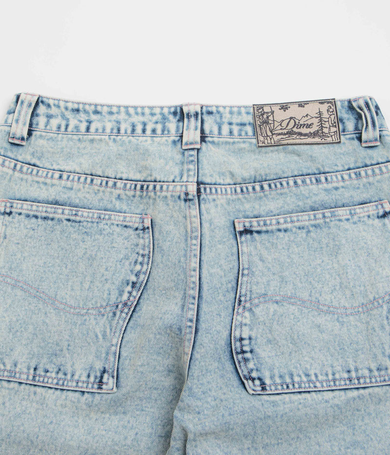 Dime Relaxed Denim Pants in Light Snow Washed