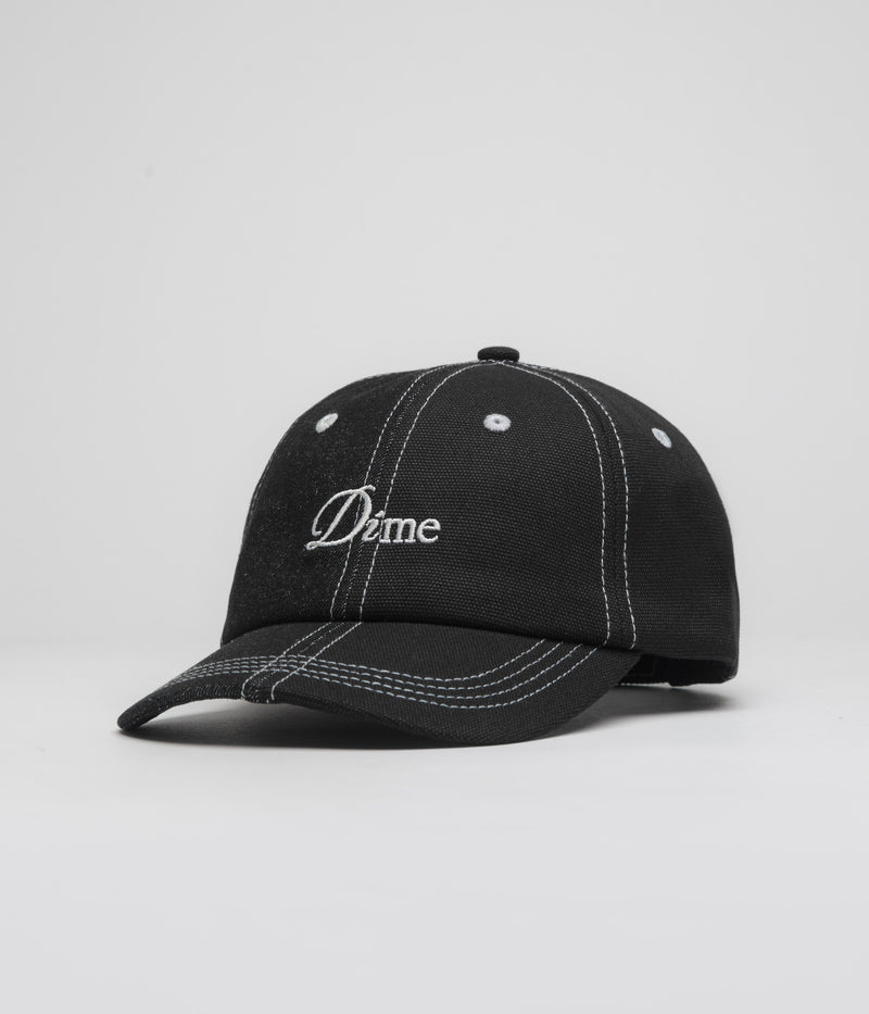 Dime Split Low Pro Cap in Black