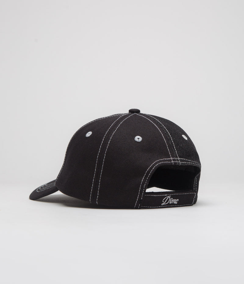 Dime Split Low Pro Cap in Black
