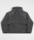 Dime Taffeta Windbreaker Full Zip Jacket in Storm