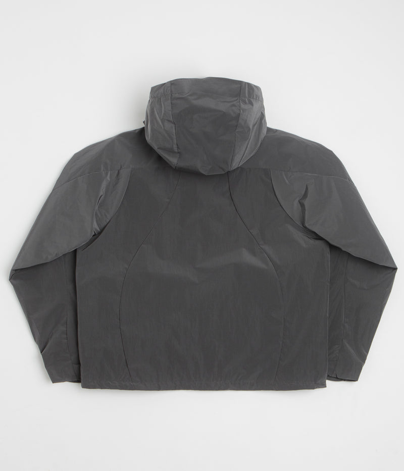 Dime Taffeta Windbreaker Full Zip Jacket in Storm