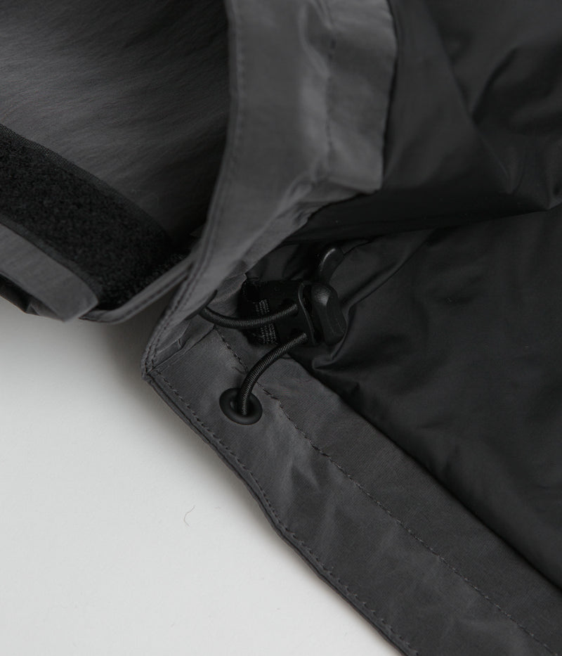 Dime Taffeta Windbreaker Full Zip Jacket in Storm