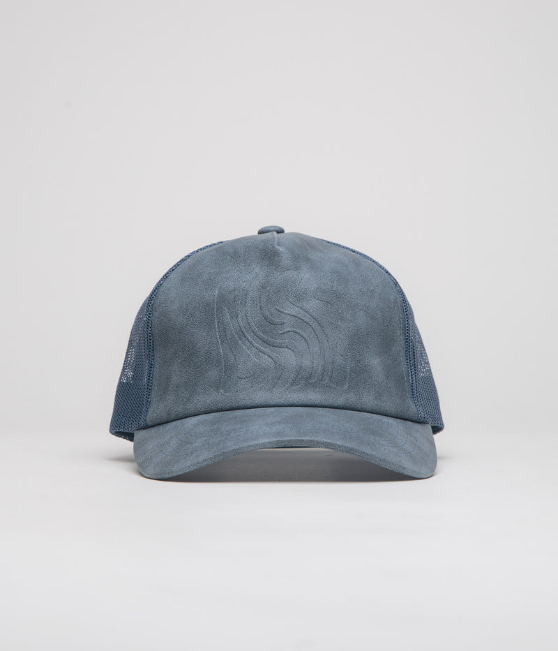 Dime Vortex Trucker Cap in Cloud Blue