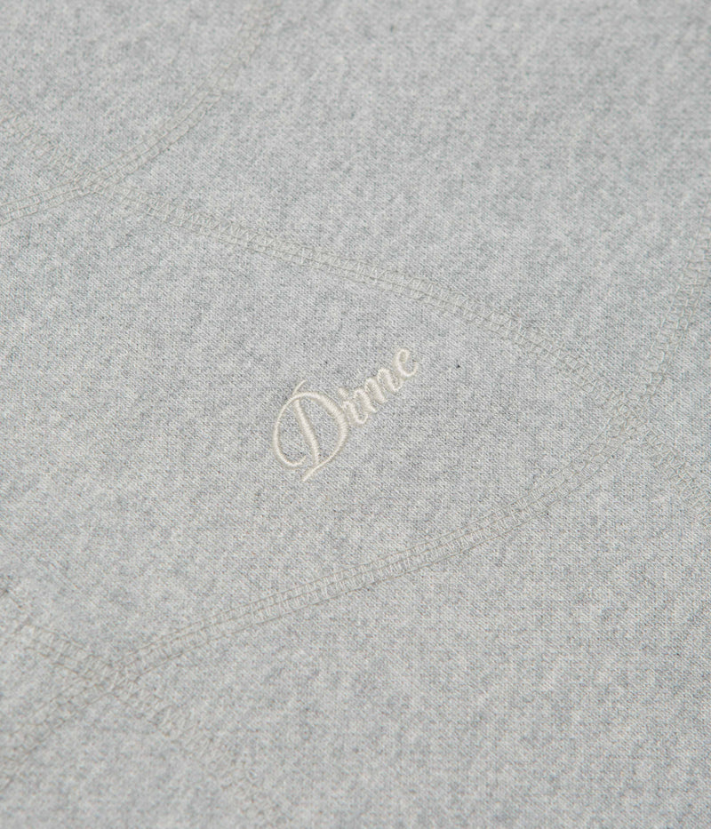 Dime Wave Rugby Shirt in Heather Grey