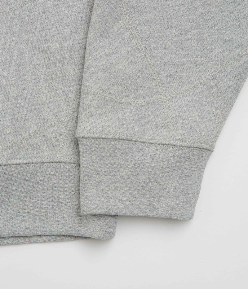 Dime Wave Rugby Shirt in Heather Grey