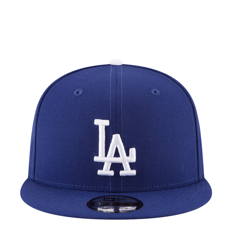 Royal blue 950 baseball cap with white LA interlocking logo on front