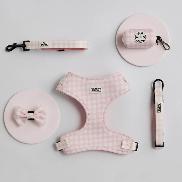 Dog Harness, Lead, Collar Set - Size Small - Pink - DUSK