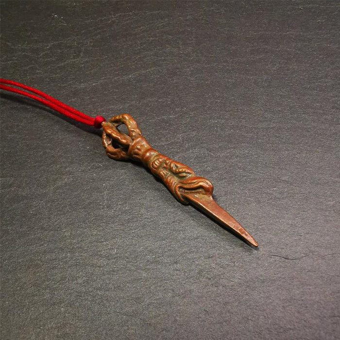 Dragon Phurba - 2.6" - Tibetan Buddhist art, view 5