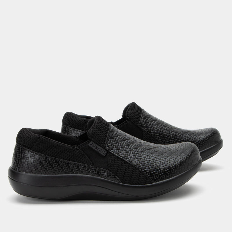 Duette Black Woven Shoe | Alegria Shoes