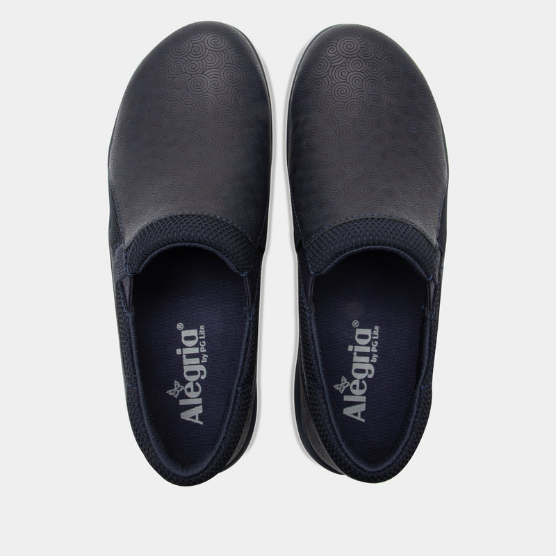 Duette Swirl Wind Navy sport rocker shoe on a lightweight responsive polyurethane outsole. DUE-6312_S4