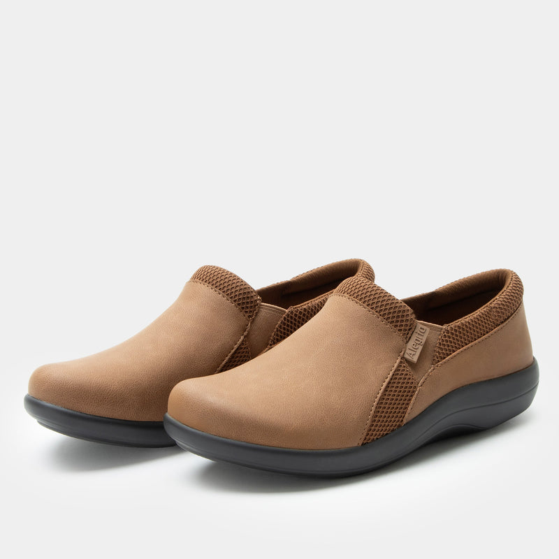 Duette Washed Cognac Shoe | Alegria Shoes