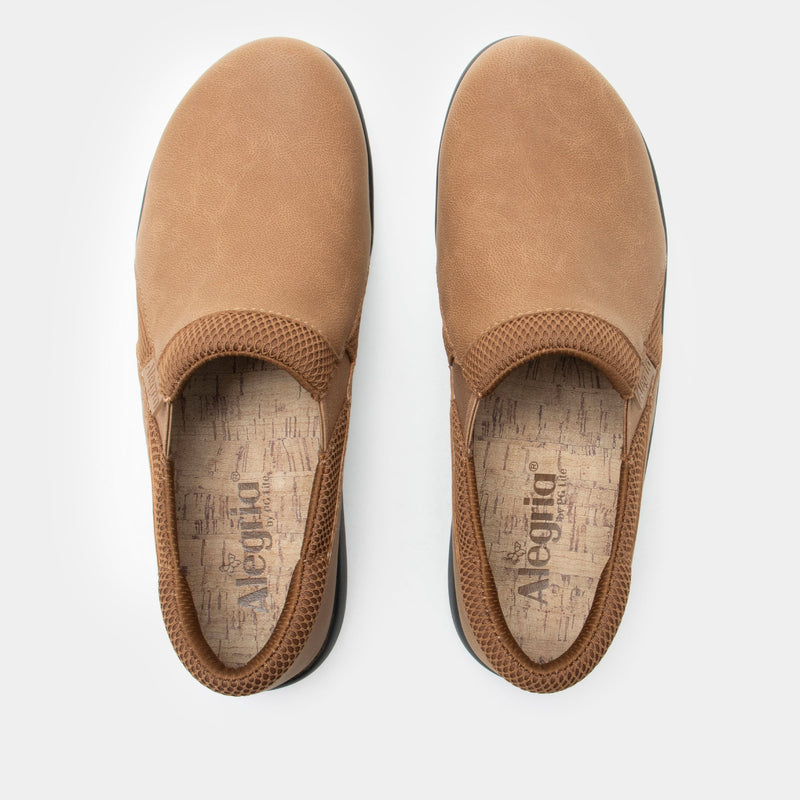 Duette Washed Cognac Shoe | Alegria Shoes