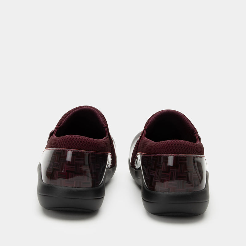 Duette Wine Block Shoe | Alegria Shoes