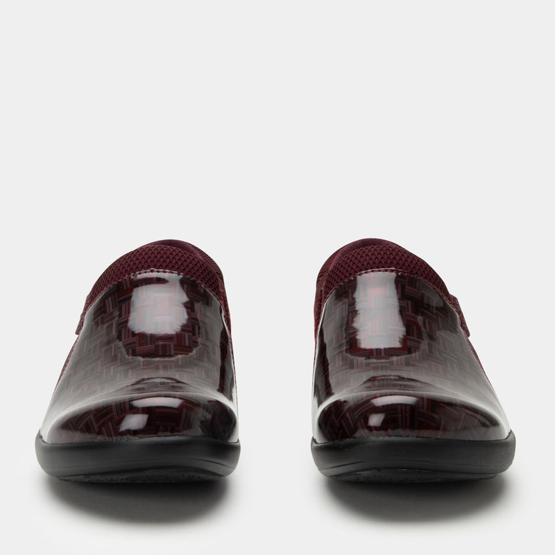 Duette Wine Block Shoe | Alegria Shoes