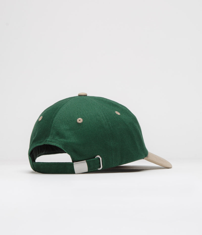 Dungeon Embroidered Logo Cap in Green Taupe and Copper