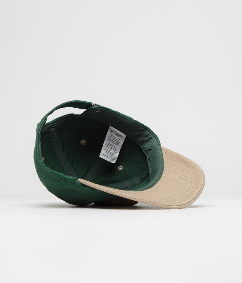 Dungeon Embroidered Logo Cap in Green Taupe and Copper