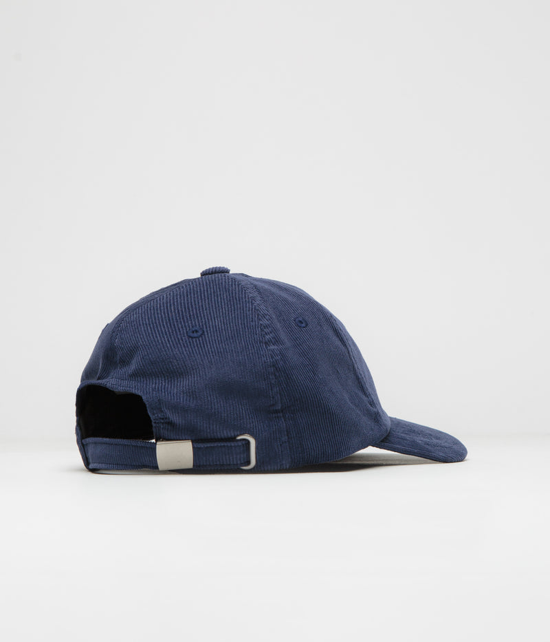 Dungeon Embroidered Logo Cap in Navy and Electric Green