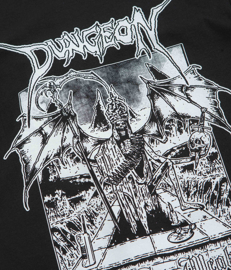 Dungeon Grave Retreat T-Shirt in Black