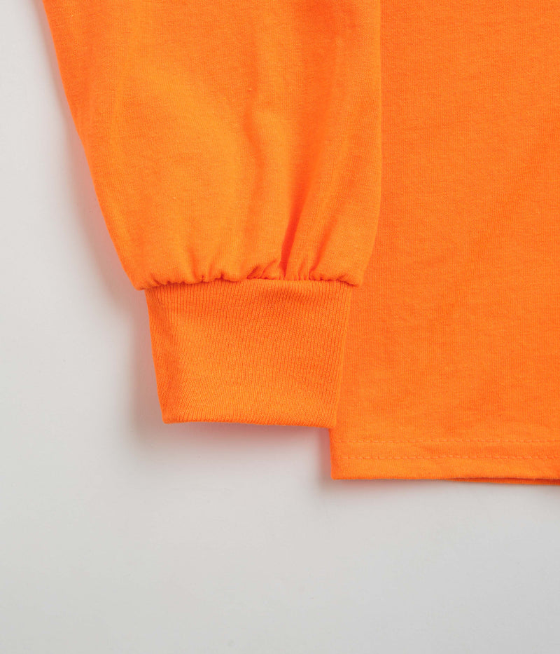 Dungeon Knight Castle Long Sleeve T-Shirt in Orange