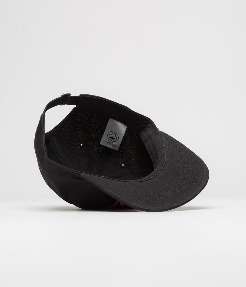 Dungeon Organic Logo Cap in Black and Neon Pink