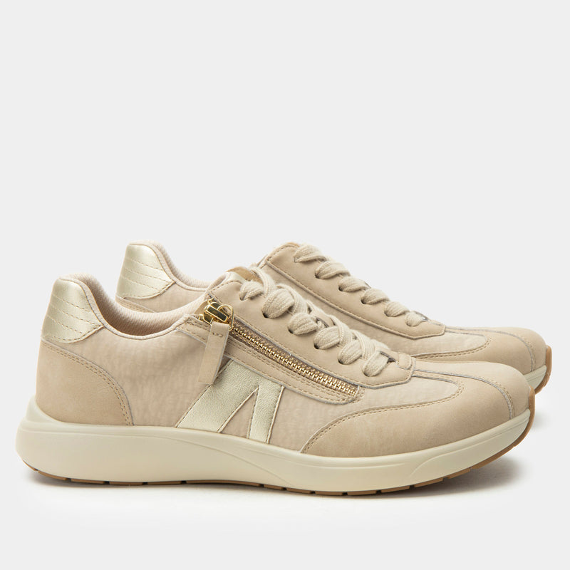 Eazeer Beige Shoe | Alegria Shoes