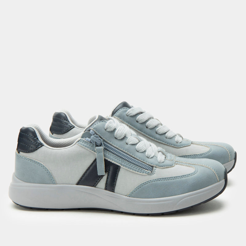 Eazeer Retro Blue Shoe | Alegria Shoes