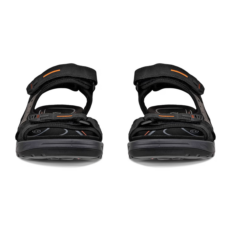 ECCO Yucatan Active Sandal (Men) - Black/Mole/Black Sandal - Active - The Heel Shoe Fitters