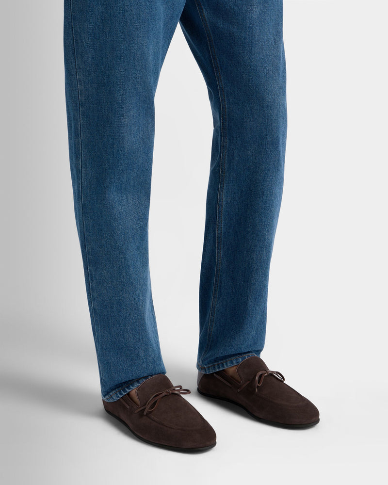 Eclat Loafer in Ebano Suede
