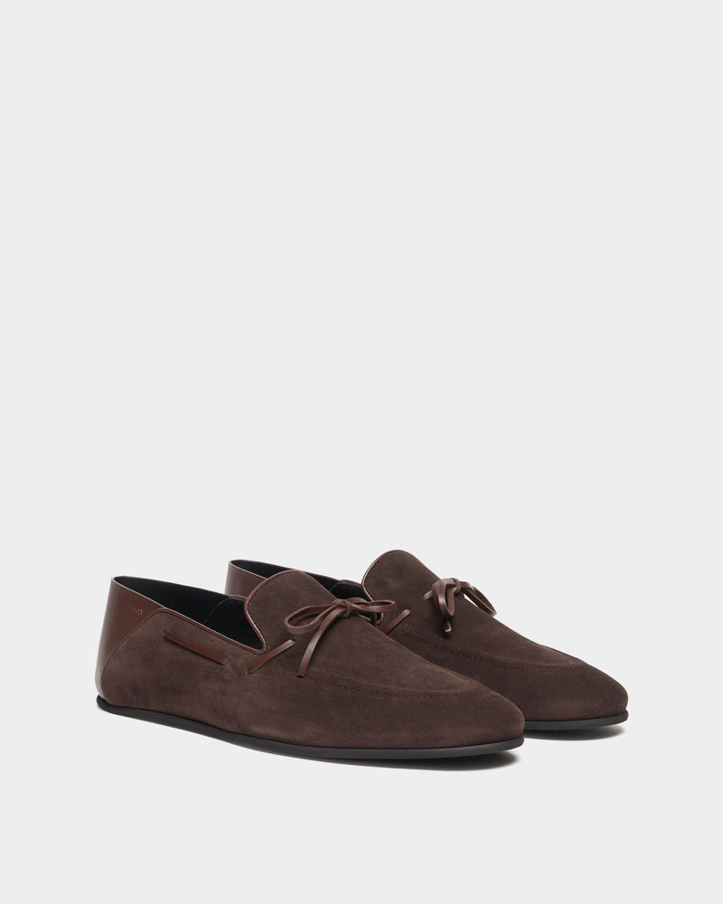 Eclat Loafer in Ebano Suede