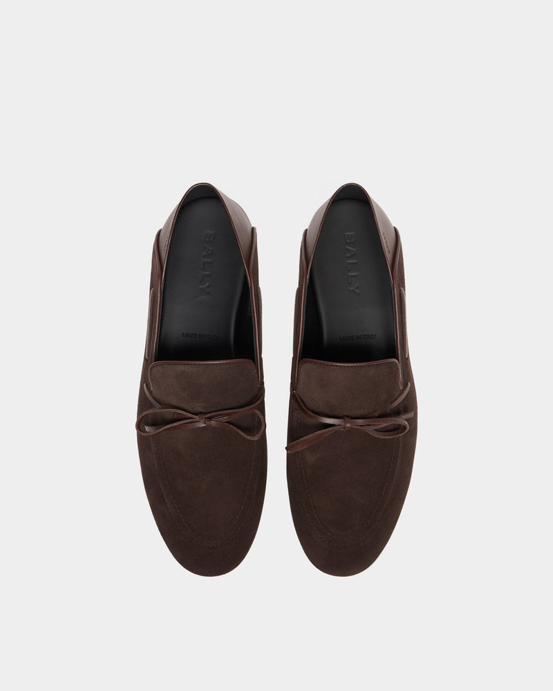 Eclat Loafer in Ebano Suede