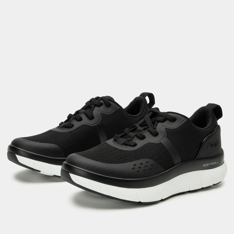 Eclips Black Mesh Shoe | Alegria Shoes