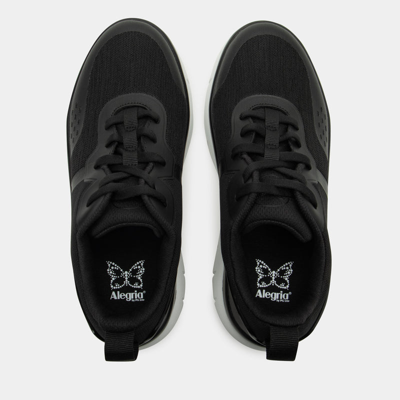Eclips Black Mesh Shoe | Alegria Shoes