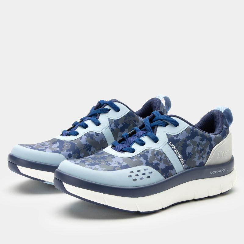 Eclips Digi Blue Shoe | Alegria Shoes