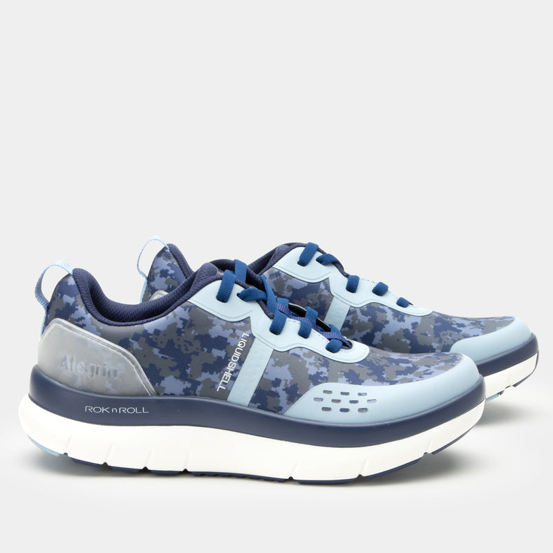 Eclips Digi Blue Shoe | Alegria Shoes