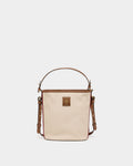 Edelbliss Bucket in Natural Canvas with a Bally Ribbon