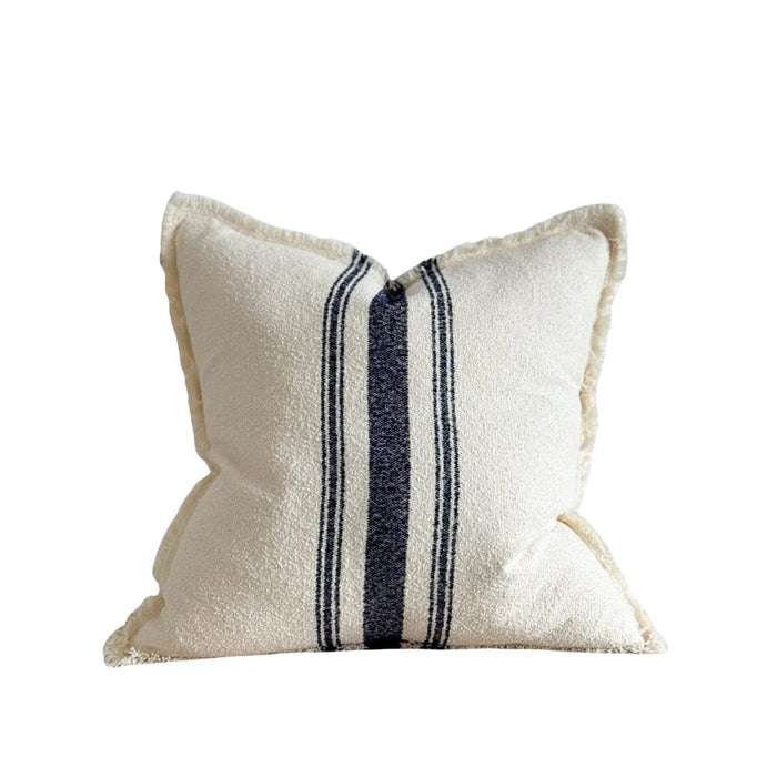 Eden Navy Stripe Cushion