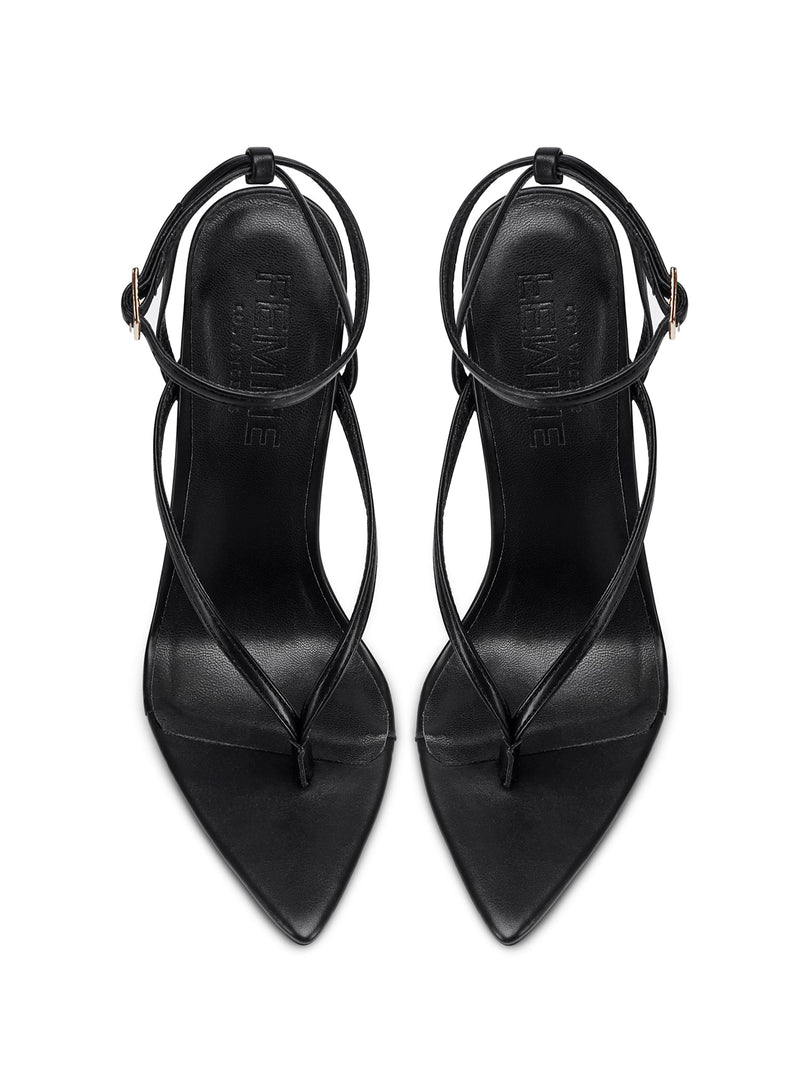 Effie Sandal - Black - FEMME LA