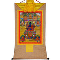 Eight Forms of Bhaisajyaguru-Medicine Buddha - Tibetan thangka painting, view 8