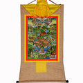 Eight Forms of Green Tara - Tibetan thangka painting, view 8
