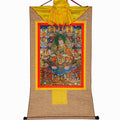 Eight Manifestations of Guru Rinpoche - Tibetan thangka painting, view 7