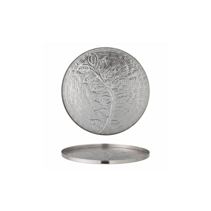 Embossed Silver Tray