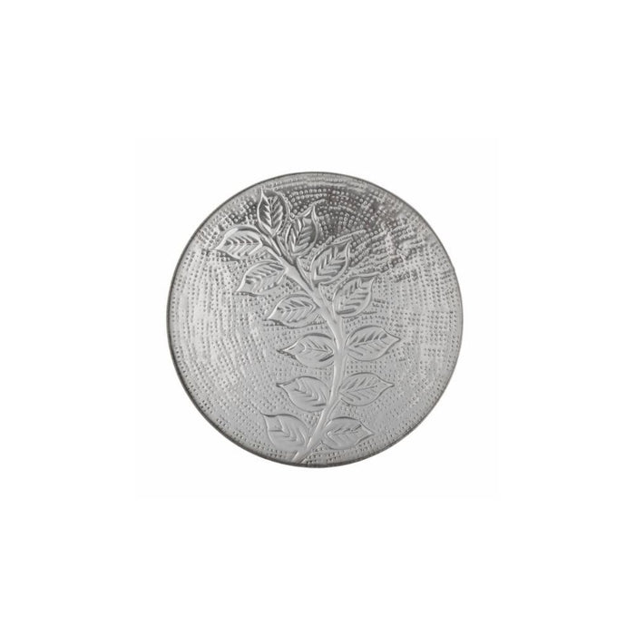 Embossed Silver Tray