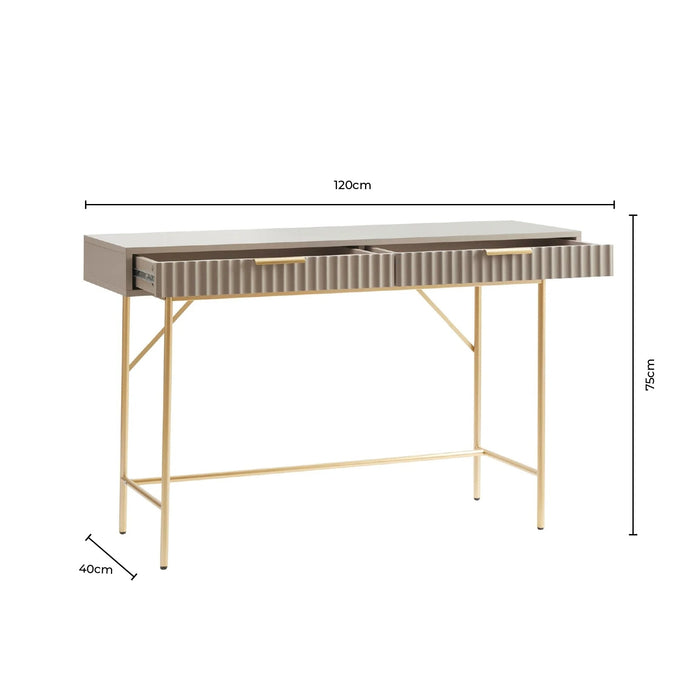 Evie Desk - Grey - DUSK
